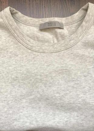 Футболка серая базовая от marks&spencer