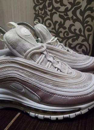 Женские кроссовки nike air max 97 phantom metallic