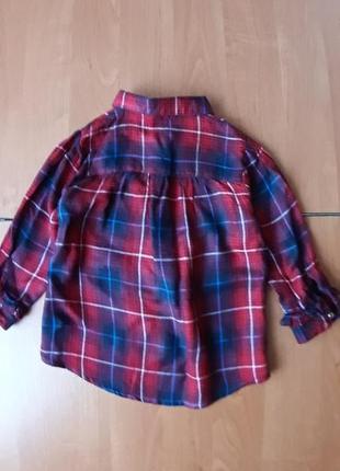 Віскозна блузка ,сорочка для дівчинки 12-18 місяців.2 фото