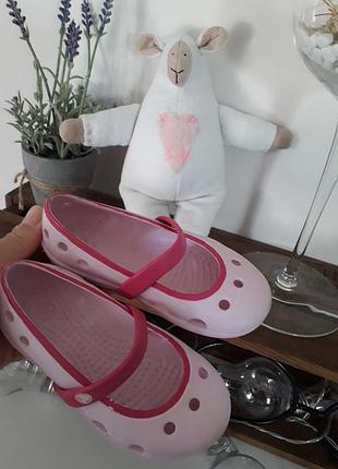 Балетки аквашузи crocs c7  14.5см