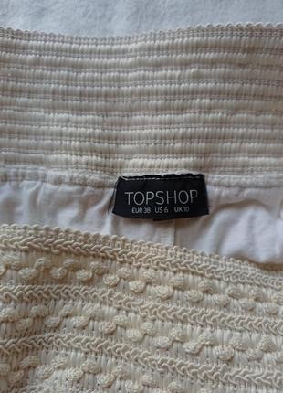 Стильні в'язані ажурні шорти бренду topshop3 фото