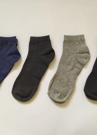 Короткі чоловічі шкарпетки. 12 пар білих в упаковці2 фото