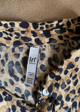 Блузка (сорочка) леопардовий принт7 фото