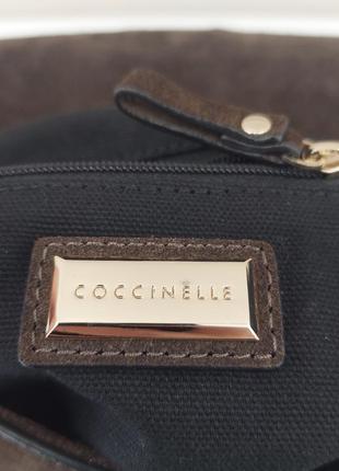 Рідкісна модель замшева сумка coccinelle конверт9 фото