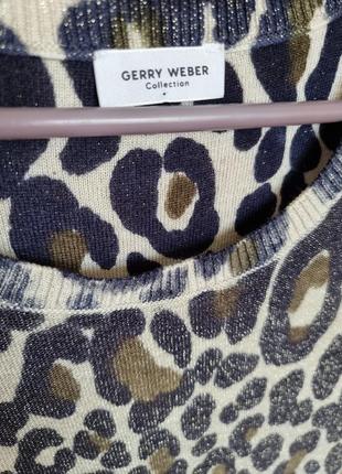 Джемпер в  леопардовий принт gerry weber, оригінал3 фото