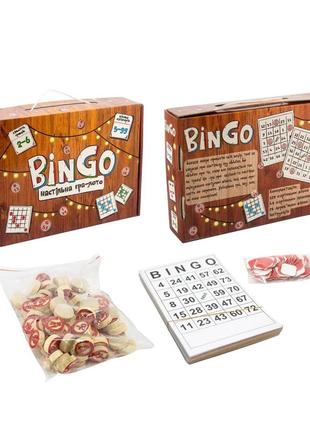 Настільна гра-лото "bingo" (бінго) від strateg українською мовою3 фото