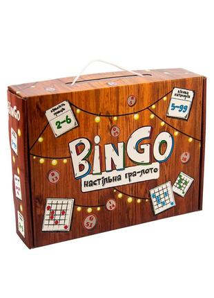 Настільна гра-лото "bingo" (бінго) від strateg українською мовою1 фото