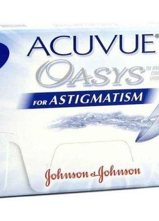 Контактные линзы "acuvue oasys" johnson & johnson ( астигматика )