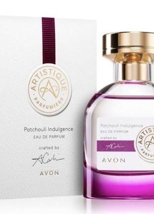 Крафтова парфумована вода avon artistique patchouli indulgence для неї 50 мл