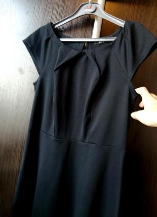 Шикарное, новое, трикотажное чёрное платье сукня. вискоза. george