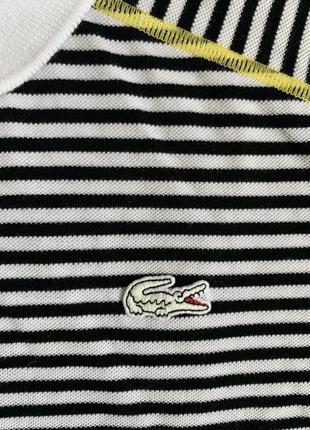 Оригінал футболка-поло свіжих колекцій lacoste ®classic fit striped4 фото