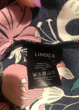 Платье в цветы с поясом lindex 6