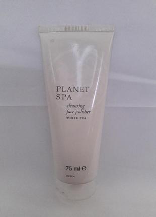 Экстрамягкий пиллинг для лица с экстратом белого чая planet spa,avon