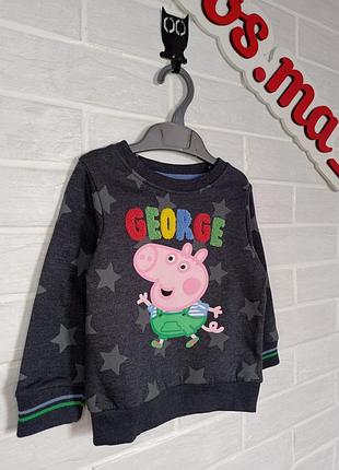 Тепла кофта, светр, худі, толстовка свинка пеппа (теплая кофта, свиер pig peppa)