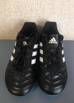 Бутсы adidas,р.30,5,ст.18,5см,нат.кожа,оригинал3 фото