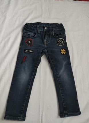 Джинсы скинни детские р 3-4 года