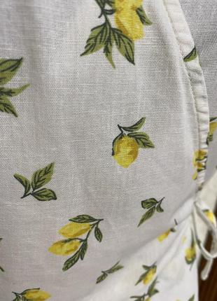 Блуза в принт лимонів “ primark”4 фото