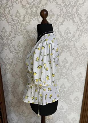 Блуза в принт лимонів “ primark”2 фото