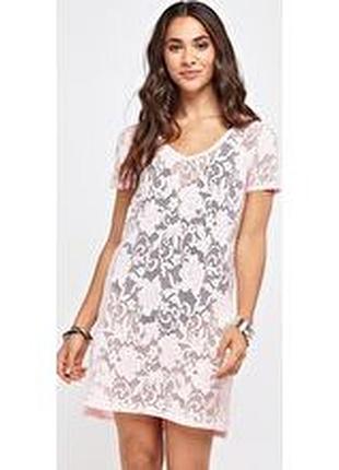 Пляжне плаття crochet beach cover up, ефект в'язки, р. m/l