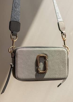 Сумка  marc jacobs shine grey9 фото