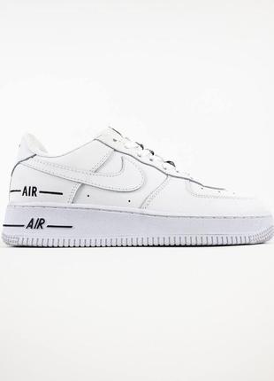 N!ke air force 1 double black/white