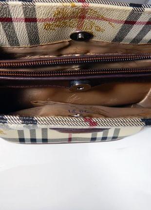 Женская сумка burberry на короткой ручке3 фото