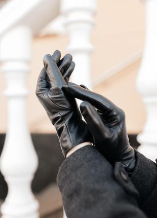 Шкіряні чорні рукавички мужские кожание перчатки очень широкую руку новие кожа лаєчка якість👍👍👍