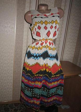 Брендовое шифоновое платье от zara 46-48р. платье снималось в фильме.