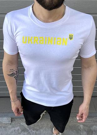 Футболка ukrainian біла