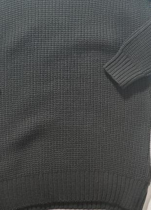 Жіноче однотонне в'язане плаття oasis, розмір s, чорний6 фото