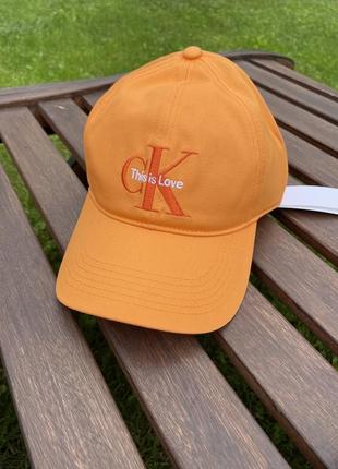 Нова кепка calvin klein бейсболка (ck orange cap) з америки