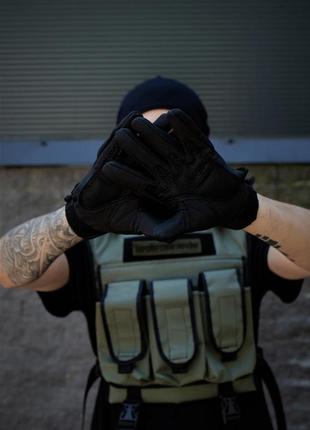 Тактичні рукавички without total black 80487212 фото