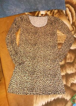 Платье - туника лео повседневное