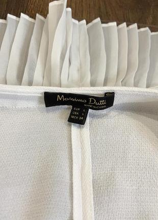 Massimo dutti біла блуза2 фото