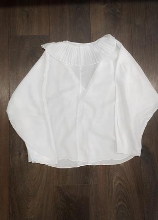 Massimo dutti біла блуза3 фото