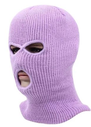 Балаклава маска бандитка 2 в 1 розовая, унисекс reis one size7 фото