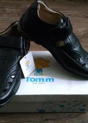 Нові туфлі - мокасини для хлопчика-38 р-24 см tom.m.