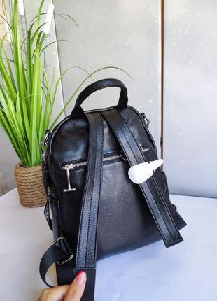Шкіряний  рюкзак-сумка,  кожаный  рюкзак-сумка6 фото