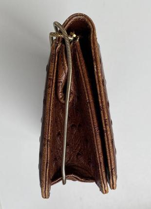 Сумка сумочка клатч з страусиної шкіри из страусиной кожи винтаж7 фото