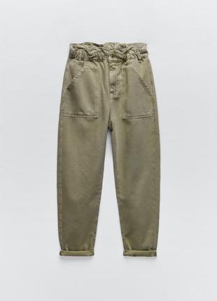 Джинсы Bershka джинсы хаки
