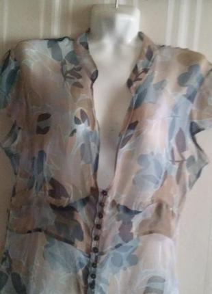 Нежная блуза, шелк, от george , размер 16