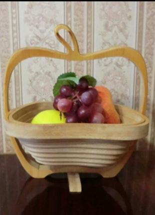 Stylyaga24/кошик для фруктів/посуд з ялівцю