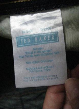 Класичні джинси на болтах ted baker оригінал ☕ 34r/наш 50-52рр5 фото