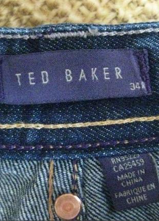 Класичні джинси на болтах ted baker оригінал ☕ 34r/наш 50-52рр4 фото