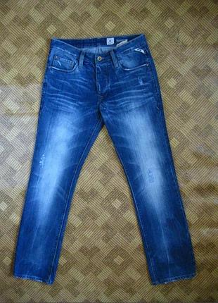 Джинсы с порванностями на болтах jack & jones ☕ 32w/ наш 48р