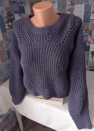 Укорочений светр светр, джемпер приспущені плечі oversize