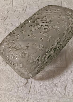 Плафон прямоугольный из толстого стекла ссср