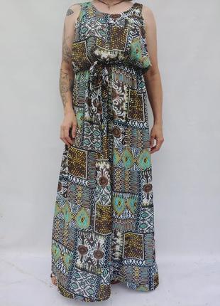 Сукня довга максі плаття сарафан шифон