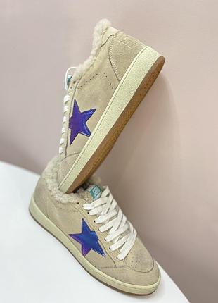 Новые кеды golden goose на меху