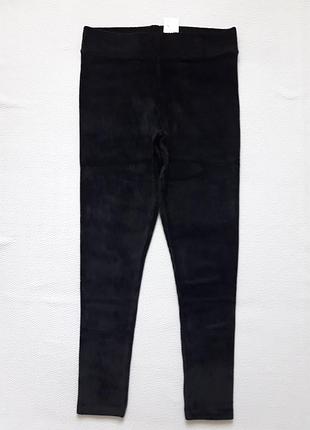 Суперові вельветові легінси лосини в рубчик висока посадка nutmeg